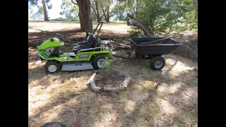 Moving 5.5 tonnes of dirt using a Grillo Climber 9