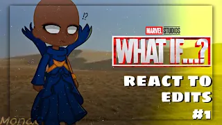 「 What if? 」react to edits //「 Что если? 」реакция на эдиты [1/2] [RU/US]