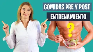 Qué COMER ANTES y DESPUÉS de ENTRENAR | Ingestas antes y después de entrenar | Nutrición deportiva