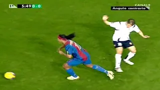 Ronaldinho Show vs Zaragoza (12/11/2006) 🔥