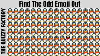 Find the odd emoji out | social media logo | The Quizzy Factory #emojichallenge #emoji #emojiquiz