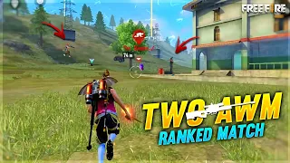 DOUBLE AWM RANKED GAMEPLAY 🎯ONLY HEADSHOT🔥TAMIL FREE FIRE TRICKS