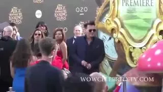 Johnny Depp spotted at Alice Thru The Looking Glass Premiere