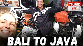 Scenic Journey from Bali to Java | Motor Touring Bali 🇮🇩 [Eps.1]