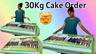 😱Biggest Cake Order In My Life🤯How I Managed😩Shared My Experience in tamil🥵|#subscribe