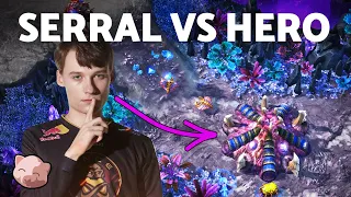 Serral cheeses the Cheeser with a PROXY HATCH! | vs herO WardiTV Christmas Day Semis (Bo5 ZvP) - SC2