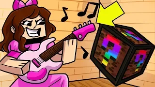 Minecraft: INSTRUMENTS LUCKY BLOCK! (GUITAR, KEYBOARD, & DRUMS!) Mod Showcase