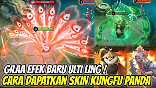 ULTI BARU SKIN LING KUNGFU PANDA! & CARA DAPATKAN SKIN KUNGFU PANDA MOBILE LEGENDS