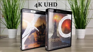 4K UHD Blu-Ray фильмы в коллекцию | Трилогия - Властелин Колец и Хоббит - Extended Cut | Распаковка