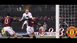 Milan vs Manchester United 2-3 All Goals And Highlights - UCL 2009/2010