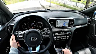 KIA Sportage GT-Line 177HP POV test drive. GoPRO test drives. KIA Sportage road test.