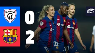 LIGA F | MADRID CFF  0-2 BARÇA 🔵🔴