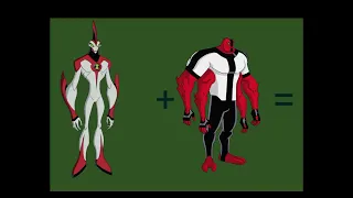 Ben 10 fusion aliens with waybig