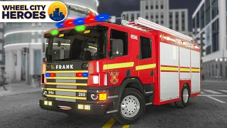 The fire engine knows its job well | Wheel City Heroes