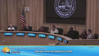 Redondo Beach Budget and Finance Commission February 9, 2023