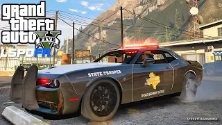 LSPDFR #546 TEXAS DPS!! (GTA 5 REAL LIFE POLICE PC MOD) SINGLE PLAYER #600K