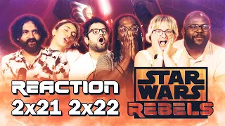 The return of Vader!! Star Wars: Rebels - 2x21 + 2x22 - Group Reaction