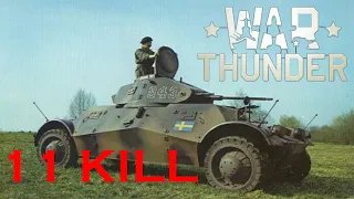 Swedish Meatball Shooter 11 Kill - Pansarbil m/40 War Thunder