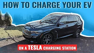 How To Charge Your EV On A Tesla Charging Station