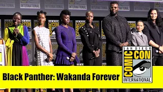 BLACK PANTHER: WAKANDA FOREVER | Marvel Comic Con 2022 Panel (Letitia Wright, Danai Gurira)