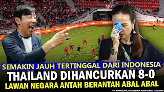 🔵 BABAK PERTAMA SUDAH KEBOBOLAN 6 GOAL ‼️ Thailand Dihancurkan 8-0, Bukan Levelnya Timnas Indonesia?