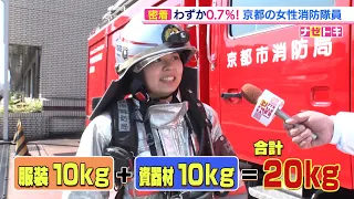 男性が９９．３％！京都市消防の『新人女性隊員』に注目　休日も１０ｋｍランニングで“市民に安心を届ける隊員に”（2020年3月25日）