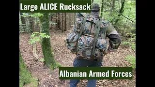 Albanian Army Ruck (Kosovo Albanian Camouflage Rucksack)