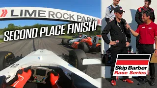 CAREER-BEST FINISH at LIME ROCK PARK! - Skip Barber Formula Race Series