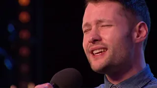 Golden boy Calum Scott hits the right note   Audition Week 1   Britain's Got Tal HD