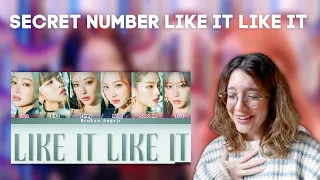 Secret Number - Like It Like It Lyrics Reaction