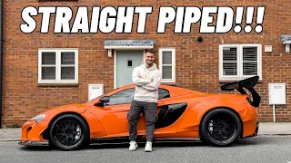 740BHP STRAIGHT PIPED MCLAREN 650S | EXHAUST EXPERT