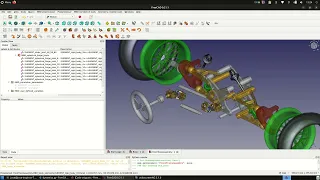 Assembly and simulation with MBDyn