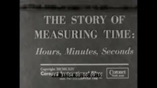 THE STORY OF MEASURING TIME  1964 CORONET FILM  SUNDIAL HOURGLASS  CLOCKS