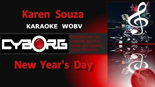 READ DESCRIPTION - Karen Souza New Year's Day KARAOKE WOBGV including Lyric sync