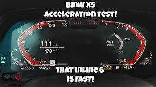 BMW X5 xDrive40i Acceleration Test | 0-60 Mph / 0-100 Km/h