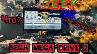 Запускаем ностальгию Sega Mega Drive 2 моя находка на барахолке