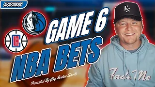 Clippers vs Mavericks GAME 6 NBA Picks Today | FREE NBA Best Bets, Predictions, and Player Props