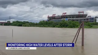 Monitoring high water levels after storm