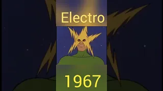 electro vs spiderman 1967-2021 #shorts #marvel #spiderman