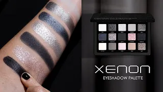 XENON EYESHADOW PALETTE LIVE SWATCHES | Natasha Denona Makeup