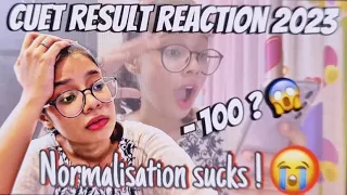 CUET RESULT REACTION 2023😳 | MY OLD CHANNEL GOT TERMINATED BY YT 😭|