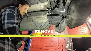 Mercedes Benz rear subframe removal 1999 W202 C43 AMG PART 1