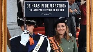 De Haas in de Marathon - 10 jaar Partij voor de Dieren ( 10 years Party for the Animals)