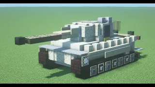 Minecraft: Pz.Kpfw. VI Ausf. H1 "Tiger H1" Tutorial | Heavy Tank (1.5:1 Scale)