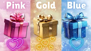choose your gift 💝🎁🤩🤢 #chooseyourgift #3giftbox #goodvsbad #pinkvsblue