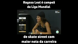 Rayssa Leal é campeã da Liga Mundial de skate street com maior nota da carreira