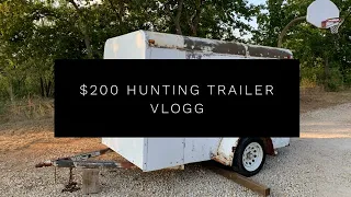 Trail cams & hunting trailer | Vlog |