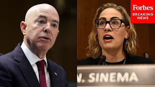 'Our Communities Are In Crisis': Kyrsten Sinema Grills Alejandro Mayorkas On The Southern Border