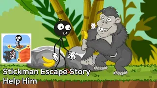 Stickman Escape Story Help Him Chapter 1 Full Game Walkthrough (Mirra Games)