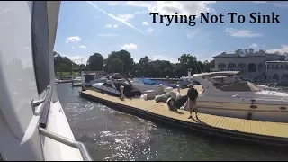 Start up and Docking procedures on our way to Annapolis aboard the Hatteras Yacht.  E30